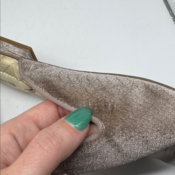 Birdies The Phoebe Python Embossed Velvet Mules Size 8.5 - Picture 12 of 13